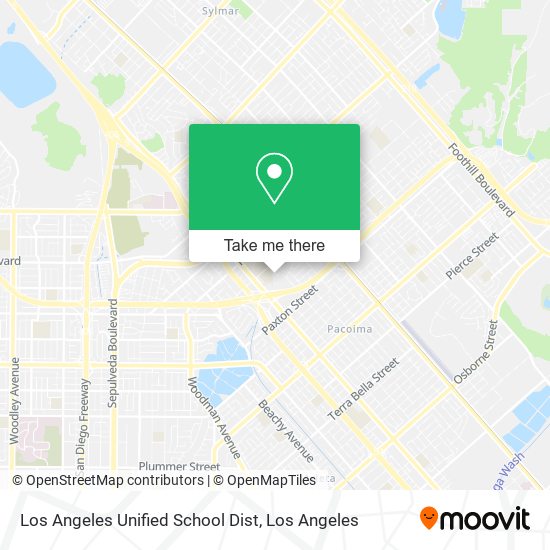 Mapa de Los Angeles Unified School Dist