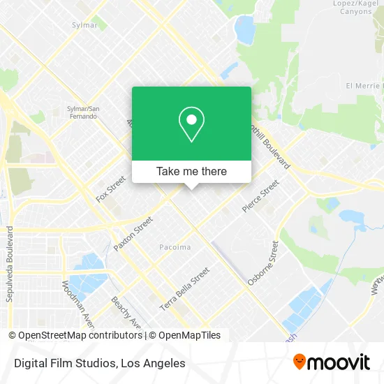 Mapa de Digital Film Studios