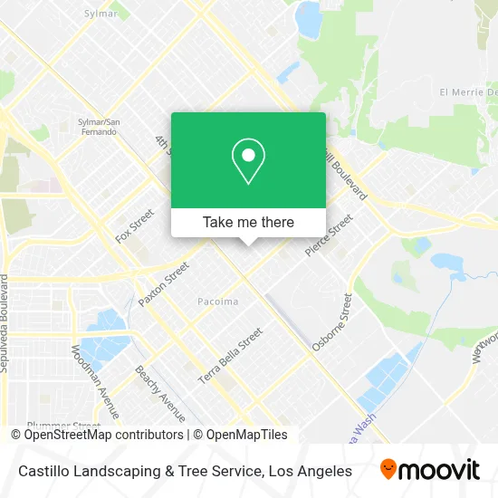 Castillo Landscaping & Tree Service map