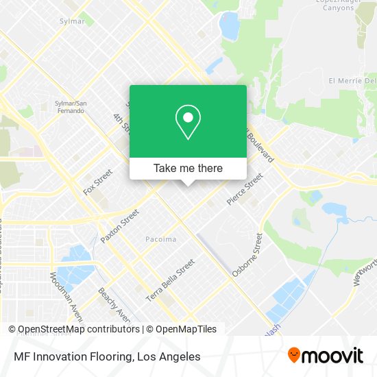 MF Innovation Flooring map