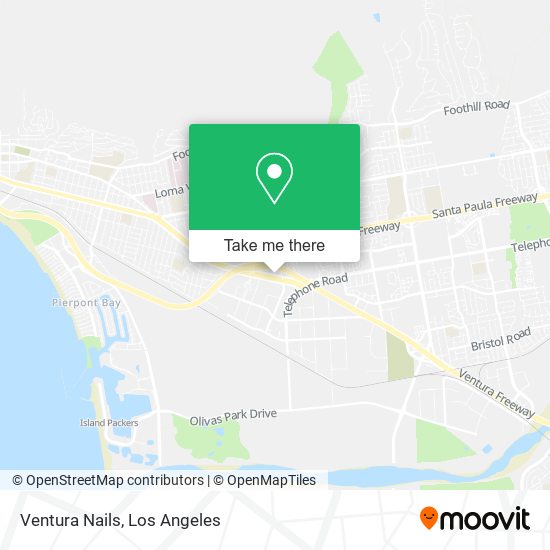 Ventura Nails map