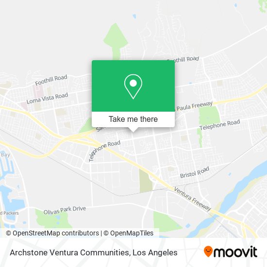 Archstone Ventura Communities map