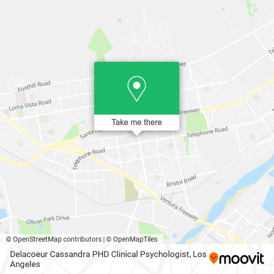 Delacoeur Cassandra PHD Clinical Psychologist map