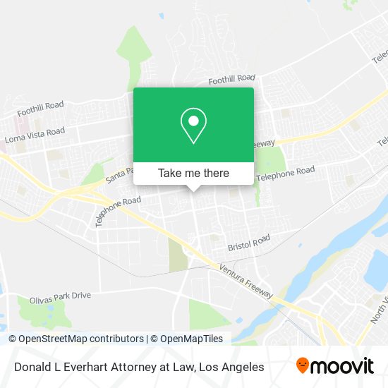 Donald L Everhart Attorney at Law map