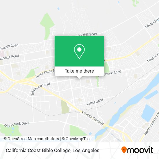 Mapa de California Coast Bible College