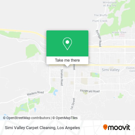 Simi Valley Carpet Cleaning map