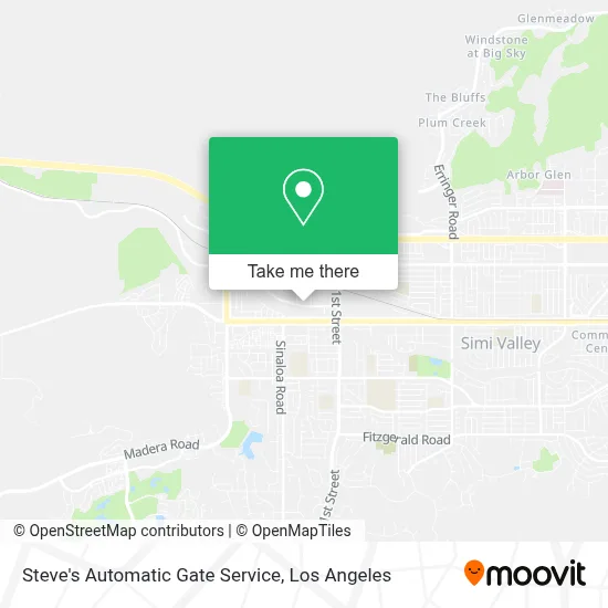 Steve's Automatic Gate Service map