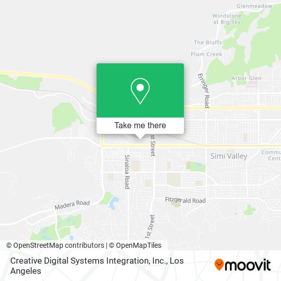 Creative Digital Systems Integration, Inc. map