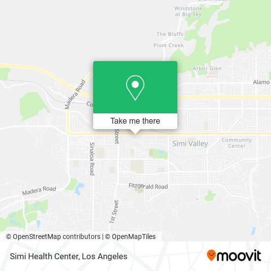 Simi Health Center map