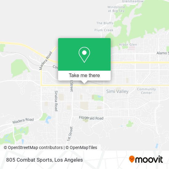 805 Combat Sports map