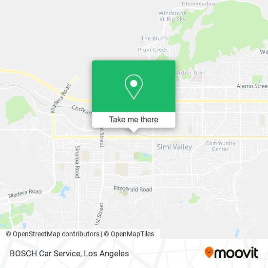 BOSCH Car Service map