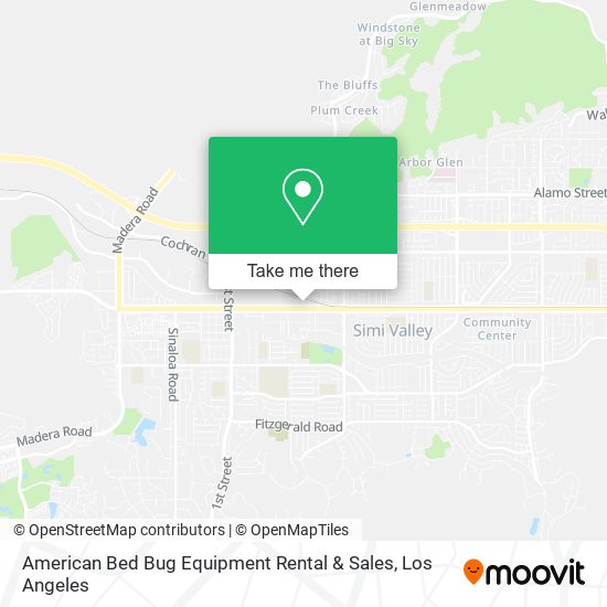 American Bed Bug Equipment Rental & Sales map