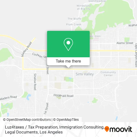 Mapa de Luz4taxes / Tax Preparation, Immigration Consulting, Legal Documents
