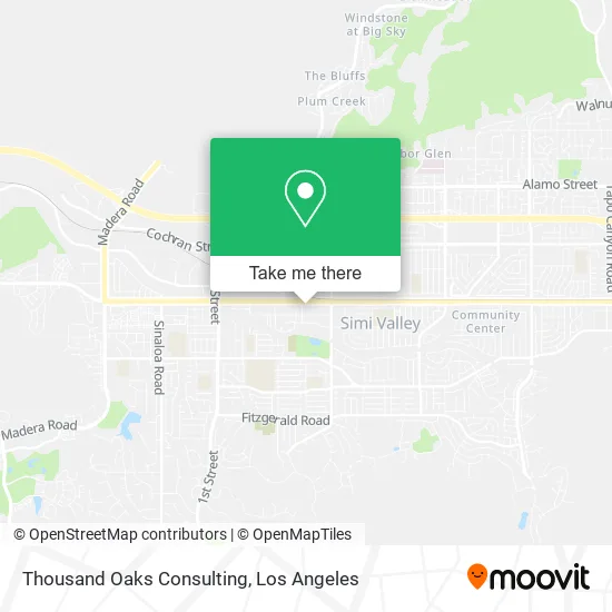 Mapa de Thousand Oaks Consulting