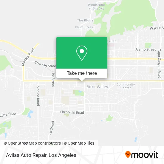 Avilas Auto Repair map
