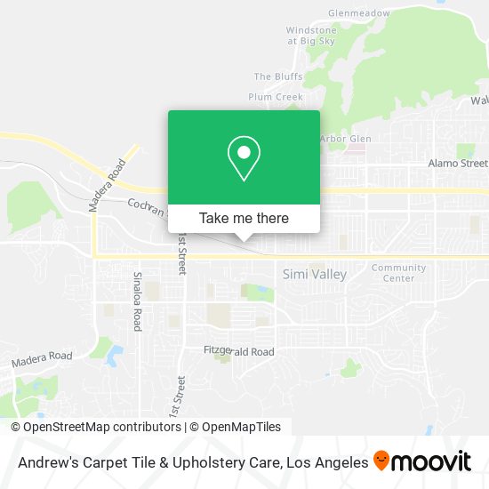 Mapa de Andrew's Carpet Tile & Upholstery Care