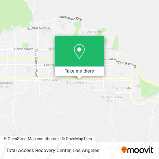 Total Access Recovery Center map