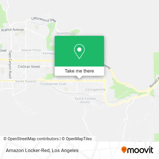 Amazon Locker-Red map