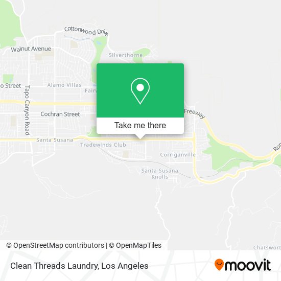 Clean Threads Laundry map