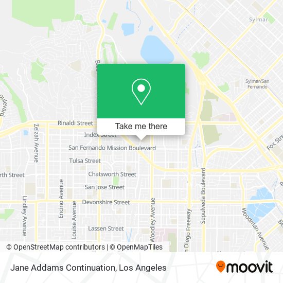 Jane Addams Continuation map