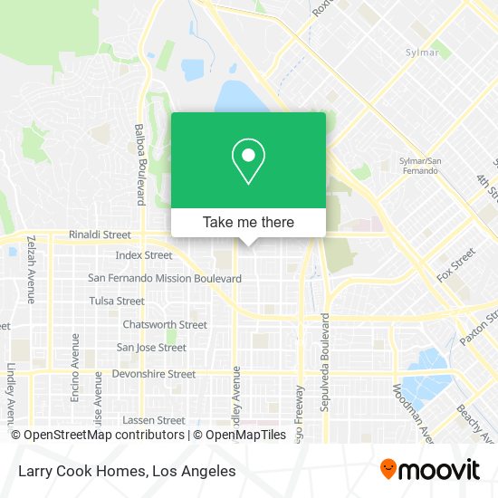 Mapa de Larry Cook Homes
