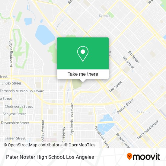 Mapa de Pater Noster High School