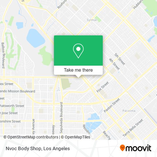 Nvoc Body Shop map