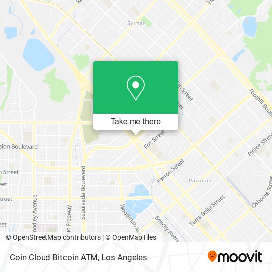 Coin Cloud Bitcoin ATM map