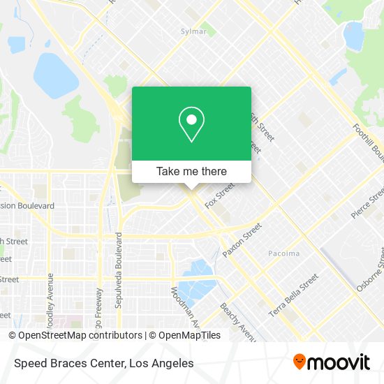 Mapa de Speed Braces Center