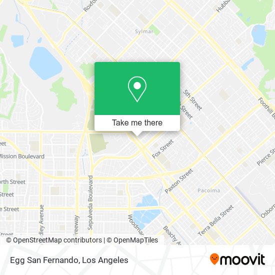 Egg San Fernando map