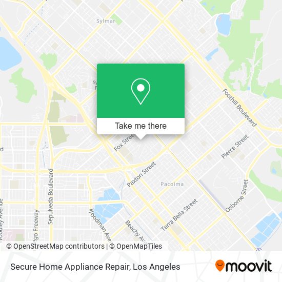 Secure Home Appliance Repair map