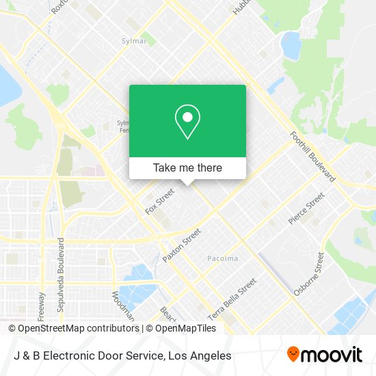 J & B Electronic Door Service map