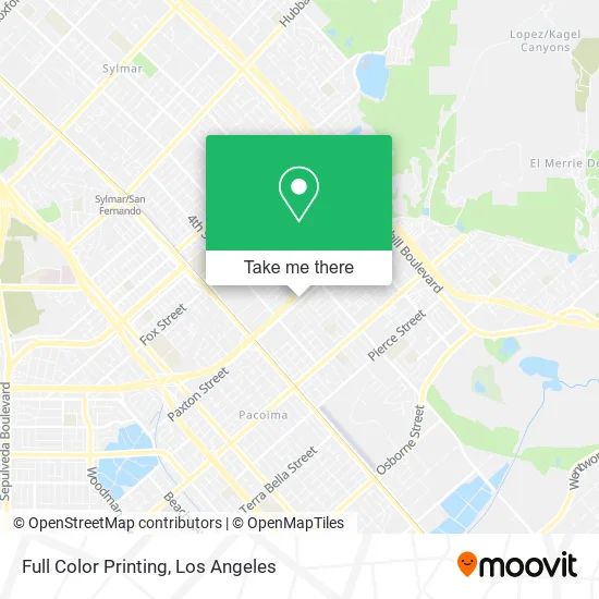 Full Color Printing map