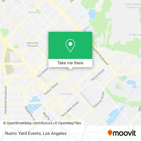 Mapa de Rustic Yard Events