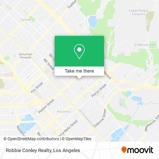 Mapa de Robbie Conley Realty