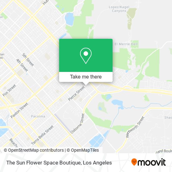 The Sun Flower Space Boutique map