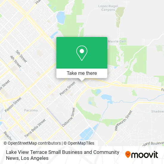 Lake View Terrace Small Business and Community News map