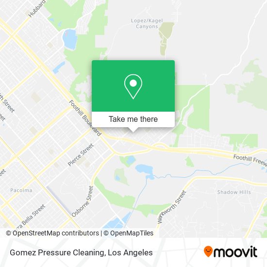 Gomez Pressure Cleaning map
