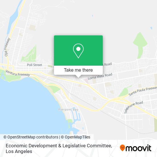 Economic Development & Legislative Committee map