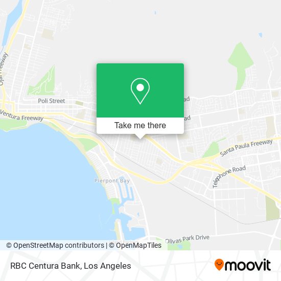 RBC Centura Bank map