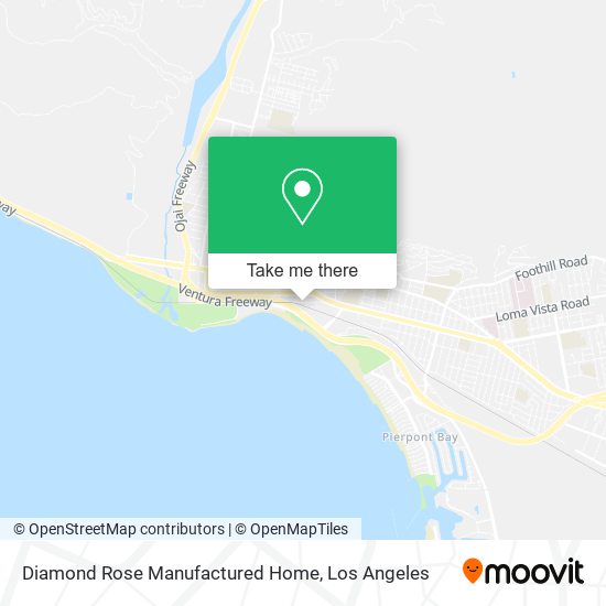 Diamond Rose Manufactured Home map