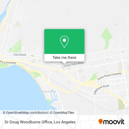 Dr Doug Woodburns Office map