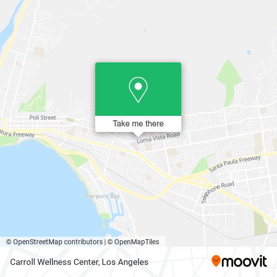 Carroll Wellness Center map