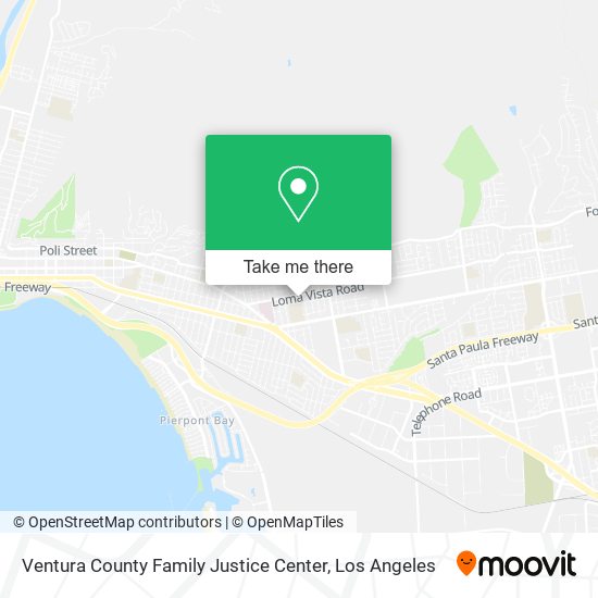 Mapa de Ventura County Family Justice Center