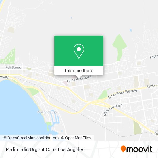 Redimedic Urgent Care map