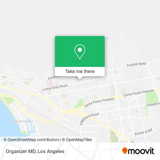 Mapa de Organizer MD