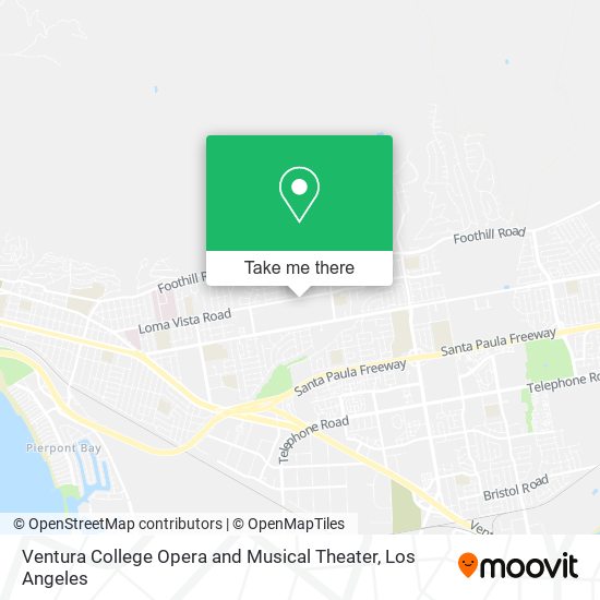 Ventura College Opera and Musical Theater map