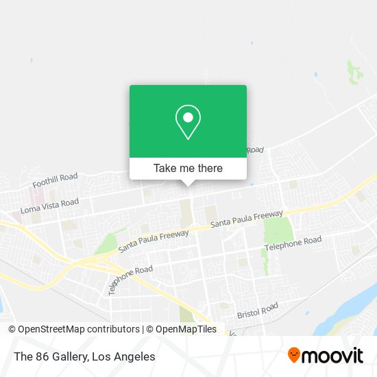 Mapa de The 86 Gallery