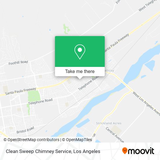 Clean Sweep Chimney Service map