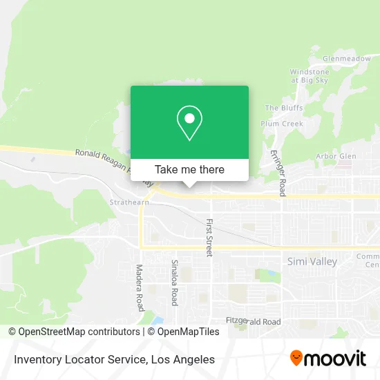 Inventory Locator Service map